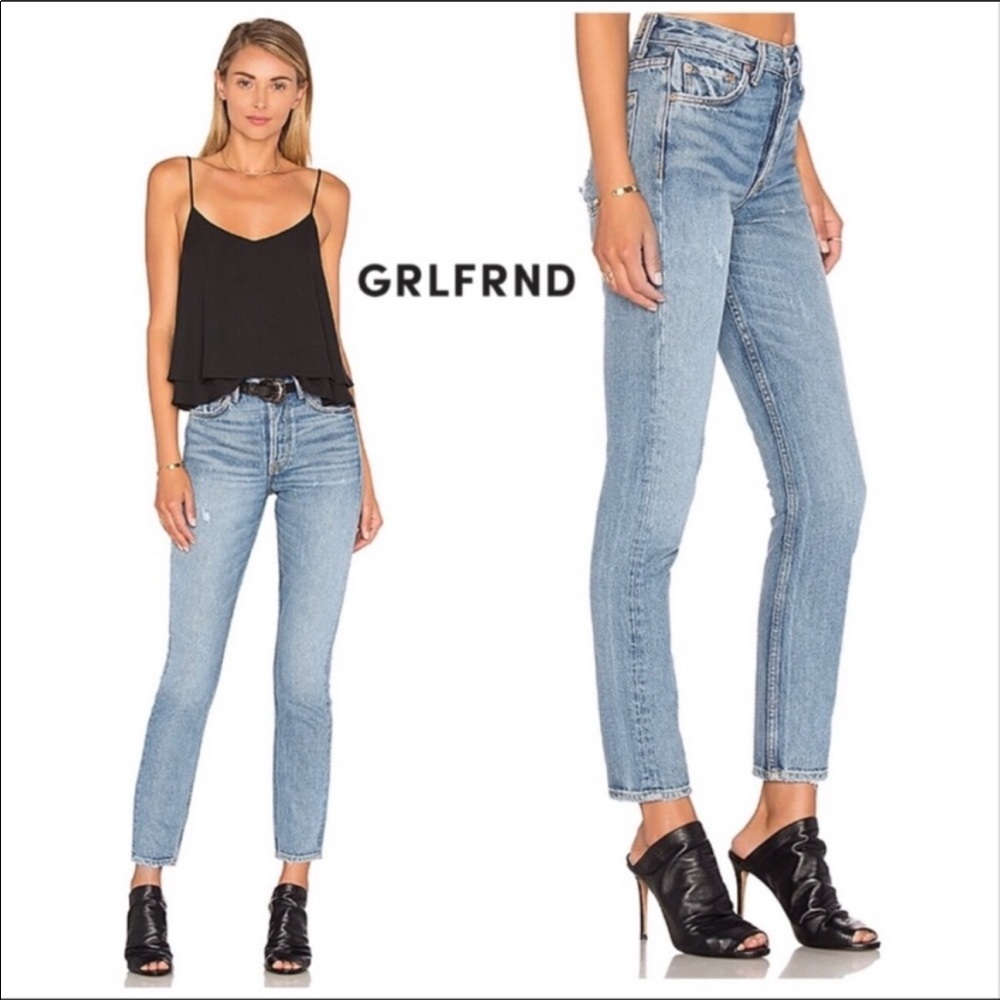 GRLFRND Karolina Last Dance Straight Leg Jean 24